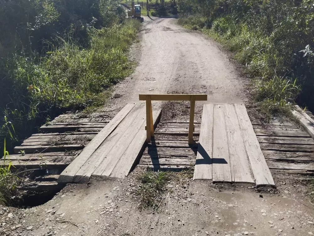 Rio Negro inicia reconstrução de ponte no bairro Seminário